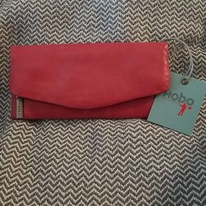 NWT HOBO INT'L Trifold Stevie Wallet in Oleander